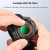 K&F Concept Adjustable Magnetic ND Filters Set for DJI Osmo Pocket 3 Creator Combo, Adjustable ND Filters 1-5 Stops + 6-9 Stops Set view 4
