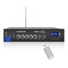 Sound Town Commercial Restaurant Bluetooth Amplifier + Pendant Speaker Set, with One 2-Zone 70V/100V Amplifier with Bluetooth, 4 x All-Weather 4-Inch Pendant Speakers, White (PAC80X4PD4W) view 2