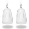 Sound Town Commercial Restaurant Bluetooth Amplifier + Pendant Speaker Set, with One 2-Zone 70V/100V Amplifier with Bluetooth, 4 x All-Weather 4-Inch Pendant Speakers, White (PAC80X4PD4W) view 4