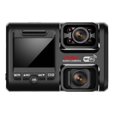 1080p Ultra HD 360 Car Camera with 64g Memory Card, Dual 170 Wide Angle, ADAS Driving Assist, Night Vision, 24 Hour Parking Mode, G Sensor, Loop Recording