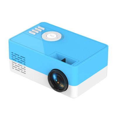 Mini Projector Portable Video-projector,Phone Projector 1080P Full HD Supported,Home Theater Movie Projector, Small Projector Compatible with Various Peripherals (Same screen version,Blue)