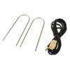 RAEGAN [Vehicle Parts] AUX Input 3.5mm Jack Cable Lead Plug 6Pin Mini ISO for iPod MP3 for Fiat 500 for Grande [Replacement] view 2