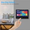 1080P Video Apartment Door Phone Kit,7 Inch Full Touch Monitor(Wired),WiFi Doorbell Smart Home Intercom System Support Unlock Record Motion Detected,Tuya 32G view 3