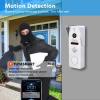 1080P Tuya Video Apartment Door Phone Camera,7 Inch Touch Monitor Screen(Wired),WiFi Smart Home Intercom System,Support Unlock Record Motion Detected,32G view 3
