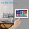 1080P Tuya Video Apartment Door Phone Camera,7 Inch Touch Monitor Screen(Wired),WiFi Smart Home Intercom System,Support Unlock Record Motion Detected,32G view 4