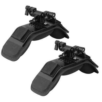 BGNing Steady Camera Shoulder Pad Steady Shoulder Mount Kit with 15mm Railblock Dual Rod Clamp for Video Camcorder Camera DV Support System DSLR Rig (Type B)