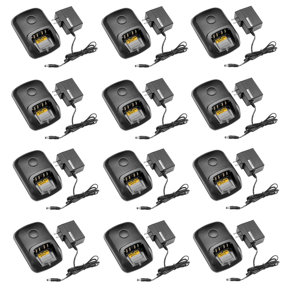 (12PCS) WPLN4226A WPLN4226 WPLN4232 Charger for Motorola Radio PMNN4409 PMNN4409AR PMNN4491 PMNN4491A PMNN4491B PMNN4448 PMNN4448AR PMNN4066A PMNN4069A PMNN4493A Battery Charger