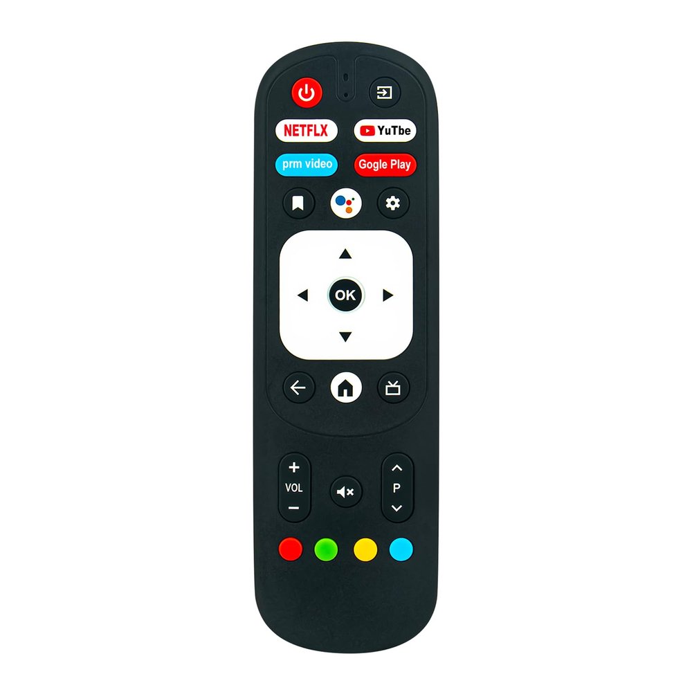 Allimity RM-C3287 Voice Replaced Remote Control Fit for JVC Samrt TV with Short Apps Netflix YouTube Prime Video Google Play