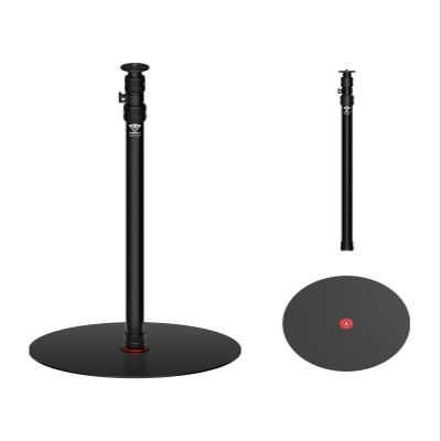 IFOOTAGE RB-A400 Round Base Monopod,79.4" Monopod Light Stand,3/8" Screw and Light Mount Adapter, Stability for LED Video Light,Max.Payload 22LBS/10KG