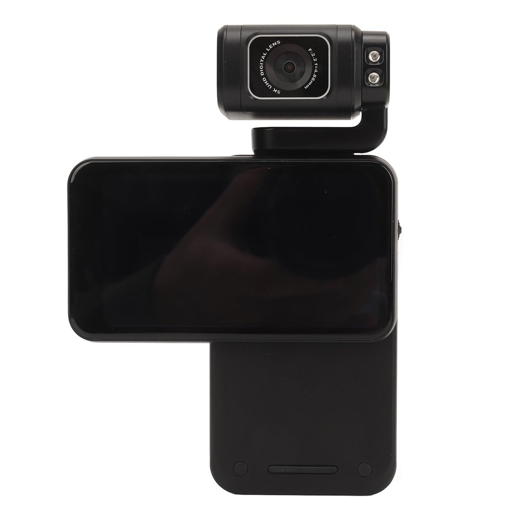 Dilwe 5K Video Camera Camcorder, 36MP Vlogging Camera,10X Digital Zoom Camera with 3.5 Inch Rotatable Touchscreen,120 Degree Wide Angle,3250mAh,Support Storage 64G