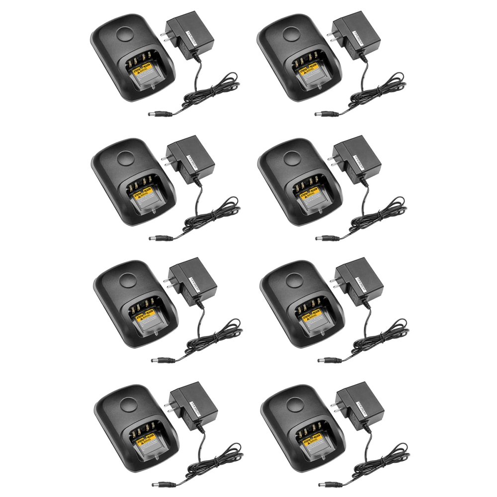 (8PCS) WPLN4226A WPLN4232 Charger for Motorola Radio PMNN4409 PMNN4409AR PMNN4491 PMNN4491A PMNN4491B PMNN4415AR PMNN4416AR PMNN4418AR PMNN4077 PMNN4077C PMNN4493A Battery Charger