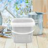 STOBAZA Water Food Bucket Container with Ergonomic Handle Versatile Storage for Outdoor Activities Camping and Gardening Reusable Non- Design view 3