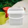 STOBAZA Water Food Bucket Container with Ergonomic Handle Versatile Storage for Outdoor Activities Camping and Gardening Reusable Non- Design view 4