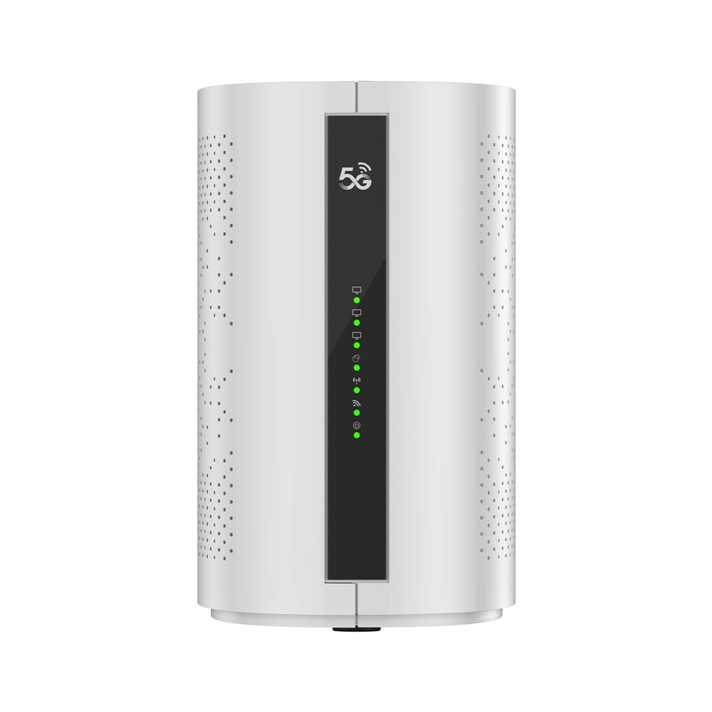Wiflyer 5G SA NSA AX3000 WiFi 6 CPE Router for Global Countries, Dual Band Dual SIM Card 5G Cellular Router, Whole Home WiFi 6 Mesh System,Z8105AX-C-RM520NGL