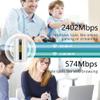 Wiflyer 5G SA NSA AX3000 WiFi 6 CPE Router for Global Countries, Dual Band Dual SIM Card 5G Cellular Router, Whole Home WiFi 6 Mesh System,Z8105AX-C-RM520NGL view 2