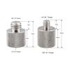 CAMVATE 1/4" Female to 3/8" Male & 3/8"-16 Female + 5/8"-27 Female to 1/4"-20 Male + 1/4"-20 Thread Thumb Screw view 3