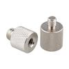 CAMVATE 1/4" Female to 3/8" Male & 3/8"-16 Female + 5/8"-27 Female to 1/4"-20 Male + 1/4"-20 Thread Thumb Screw view 4