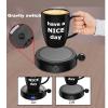 Mug Warmer with Mug, Coffee Cup Warmer with Auto Shut Off, Smart Coffee Mug Warmer with 4 Temp Settings, LCD Display, Coffee Warmer for Desk, Office, Birthday (Heating pad+Cup) view 2