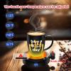 Mug Warmer with Mug, Coffee Cup Warmer with Auto Shut Off, Smart Coffee Mug Warmer with 4 Temp Settings, LCD Display, Coffee Warmer for Desk, Office, Birthday (Heating pad+Cup) view 4