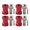 0.472 in Rc Wheel Hub Adapter, Hexagon Wheel Hub Metal Adapter, Metal Wheels Hub Extension for Remote Control Crawler(Length 0.669 in) view 1