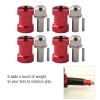 0.472 in Rc Wheel Hub Adapter, Hexagon Wheel Hub Metal Adapter, Metal Wheels Hub Extension for Remote Control Crawler(Length 0.669 in) view 3