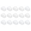 MECCANIXITY 15pcs RJ45 Port Duct Covers Caps Silicone Plugs Protector for Laptop PC Ethernet RJ45 Female Plug, White view 1
