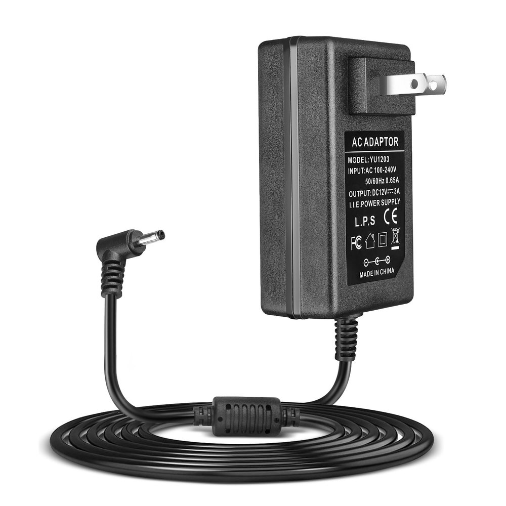 12V 3A Charger for Jumper Ezbook 2 3 X3 X4 S4 Pro X4 3S 3L Ultrabook i7S,Jumper EZpad 6 Pro 8, Medion Akoya S2218 2217 E2213 E2221T N5000 Chuwi Herobook Pro LincPlus P3 Cord Power Supply Adapter