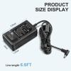 12V 3A Charger for Jumper Ezbook 2 3 X3 X4 S4 Pro X4 3S 3L Ultrabook i7S,Jumper EZpad 6 Pro 8, Medion Akoya S2218 2217 E2213 E2221T N5000 Chuwi Herobook Pro LincPlus P3 Cord Power Supply Adapter view 2