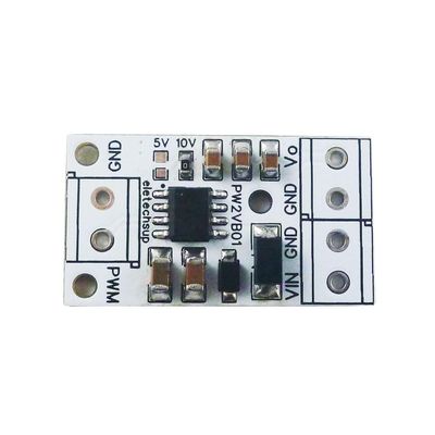 eletechsup PWM to DAC Converter Input Pulse Signal Output 0-10v Voltage Analog for Arduiuo MEGA2560 PLC Raspberr Pi ESP32 NodeMCU (0-10V no Pin, 1 pcs)