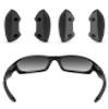 ToughAsNails 2 PCS Standard Fit Replacement Nose Pads Pieces for Oakley Straight Jacket 2007 Black&Gray Sunglasses