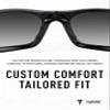 ToughAsNails 2 PCS Standard Fit Replacement Nose Pads Pieces for Oakley Straight Jacket 2007 Black&Gray Sunglasses view 4