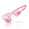 GenXenon Open Ear Headphones with Mic, 85dB Safe Volume Limited Air Conduction for Kids Wireless Headphones, On Ear Bluetooth Headsets for Boys and Girls with 8GB Memory 8 Hrs Playtime for Music(Pink) view 1