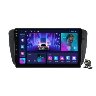 Android 12 Car Radio Stereo Carplay/Android Auto for Seat Ibiza 6J IV 4 2008-2015, 9 Inch Multimedia Player Support BT/GPS Navigation/FM RDS/DSP/Wifi/4G/SWC+Backup Camera,M100cp/1+32g