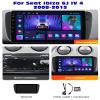 Android 12 Car Radio Stereo Carplay/Android Auto for Seat Ibiza 6J IV 4 2008-2015, 9 Inch Multimedia Player Support BT/GPS Navigation/FM RDS/DSP/Wifi/4G/SWC+Backup Camera,M100cp/1+32g view 2