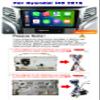 CARUENT Android 12 Car Radio Multimedia Player for Hyundai i40 2016,9 Inch Touchscreen Car Stereo in Dash Navigation GPS with WiFi CarPlay/Android Auto BT FM/RDS Backup Camera,M100cp/1+32g view 2