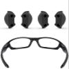 ToughAsNails 2 PCS Low Bridge Fit Replacement Nose Pads Pieces for Oakley Straight Jacket 2007 Black&Black Sunglasses view 1