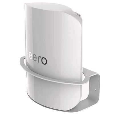 ZahoTse Wall Mount for Eero Max 7 WiFi System, Simple and Robust Wall Mount Stand for Eero Max 7 WiFi System, Without Messy Cables (White, 1 Piece)