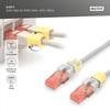 DIGITUS Colour Clips for RJ45 Patch Cables - Colour Organization of Network Cables - to Improve Cable Management - 100 Pieces - for CAT 5e, CAT 6 & CAT 6A LAN Cables - AWG 24/7 to 27/7 - Yellow view 3