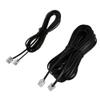 YTHYTHYTH 2Pcs RJ11 6P4C Telephone Cable Cord ADSL Modem, 2 Meters & 10 Meters view 1