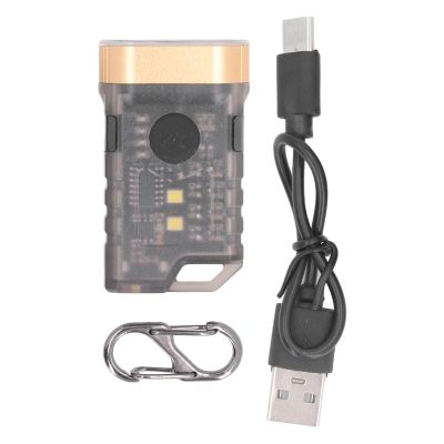 Hyuduo Mini LED Flashlight High Brightness IPX5 Portable Keychain Flashlight for Outdoor Warning Detection