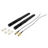 YTHYTHYTH Dual Band 2.4Ghz 5Ghz 5.8Ghz 8Dbi RP-SMA Male Antenna & 20Cm 8 Inch U.FL to RP-SMA Female Pigtail Cable 6-Pack view 1