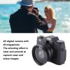 5K Digital Camera, 16X Zoom Digital Zoom Anti Shake Video Camera with 180 Flip Screen, Autofocus Vlogging Camera for Photography, Compact Point and Shoot Travel Cameras for Adults view 4