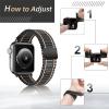 Wristband for Apple Watch 38mm 40mm 41mm 42mm 44mm 45mm 49mm Stainless steel Wristband for IWatch 9/8/7/6/5/4/3/2/1/SE Series Men Women (Rose gold,42-44-45-49MM) view 4
