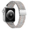 CarXs Wristband for Apple Watch 38mm 40mm 41mm 42mm 44mm 45mm 49mm Stainless steel Wristband for IWatch 9/8/7/6/5/4/3/2/1/SE Series Men Women (Silver gold,38-40-41 MM) view 1
