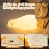 ATCTBOGFS Cute Duck/Chicken/Rabbit/Panda NightLight, LED Squishy Animal Novelty Lamp for Toddler Baby Kids, Nursery Touch Kawaii Room/House Decor Bedside Touch Lamp for Breastfeeding view 3