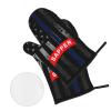 Sapper American Premium Heat Resistant Oven Mitts Pot Holders Baking 4-Piece Set view 3