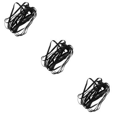 OSALADI 120pcs Flat Rubber Belt for Cassette Tape Machine Recorder DVD Drive Replacement Belts for Personal Stereo and Cd-ROM Players