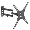 26-55" Adjustable TV Stand Mount, Swivel Universal TV Stand for 26 to 55 inch TVs, Height Adjustable Portable Floor TV Stand with Tempered Glass Base for Bedroom, Living Room view 1