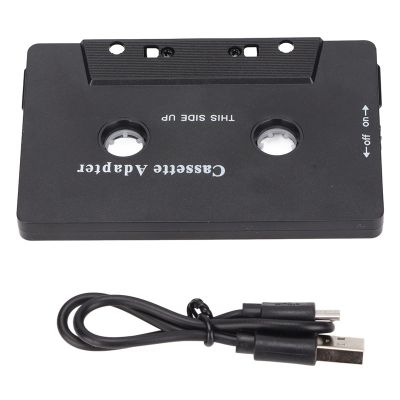 Cassette Adapter Noise Reduction, StereoTape Aux Receiver for Car Tablet, Multifunction, Compatible, Easy to Use