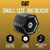 Cat Mini Bluetooth Speaker - Rugged, Heavy Duty, Portable, Wireless Outdoor Speakers | The Best Shock Proof, Dust Proof, & IP66 Water Resistant System. view 2